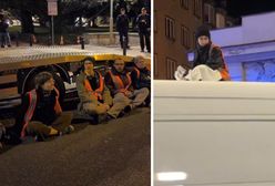 Ostatnie Pokolenie zablokowało wyjazd z Sejmu. Protest na Wiejskiej