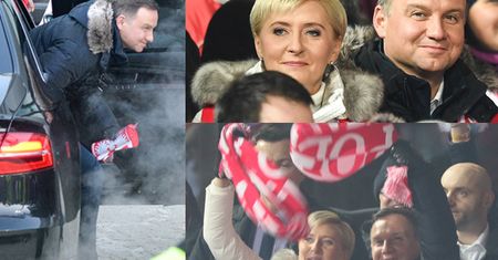 Andrzej i Agata Duda kibicowali polskim skoczkom w Zakopanem (ZDJĘCIA)