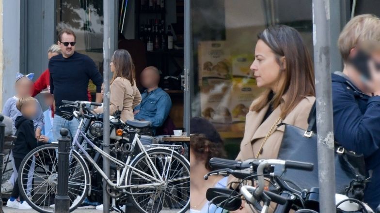 Anna Mucha i Jakub Wons prezentują rodzinną sielankę podczas wypadu do kawiarni