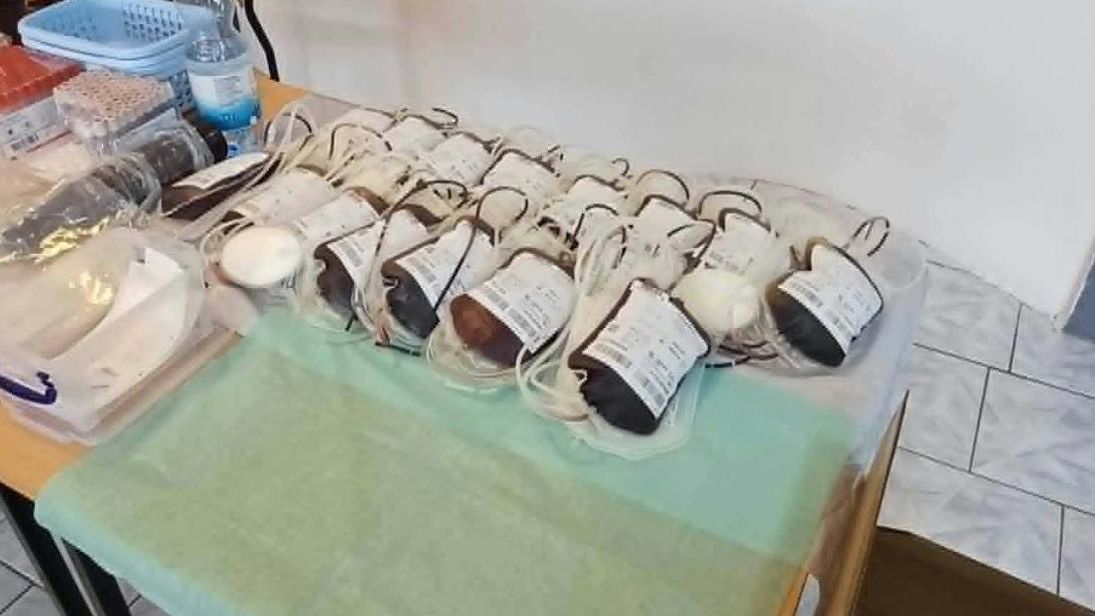 Młodzi krwiodawcy z Ostrowca Świętokrzyskiego – wspólnie oddali 10,8 litra krwi!
