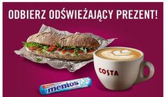 Mentos Pure Fresh z akcją samplingową w Costa Coffee