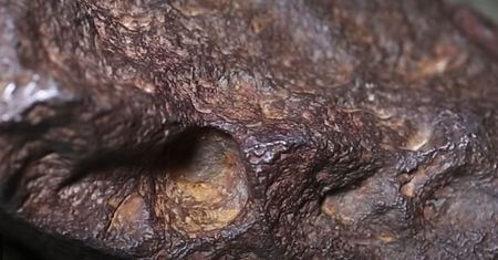 Leżał pod drzwiami szopy. Okazał się "prezentem z kosmosu"