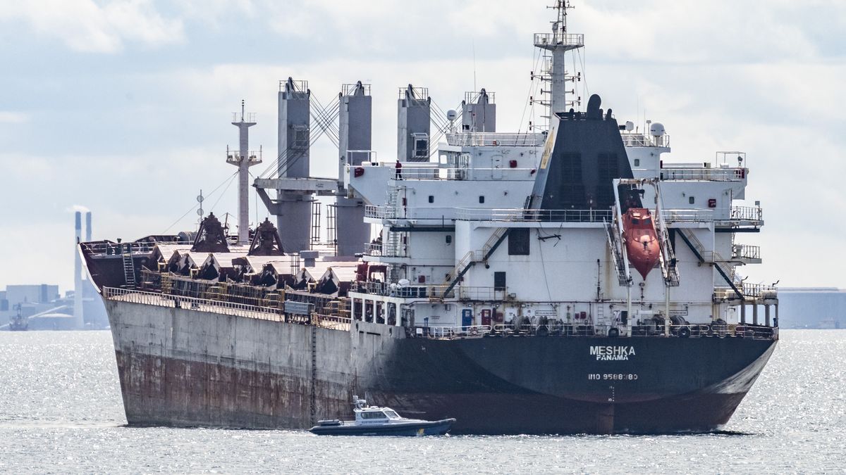 Bulk carrier Meshka runs aground in Sweden
epa12147269 A Coast Guard vessel next to the bulk carrier Meshka after it ran aground outside the port of Landskrona, Sweden, 31 May 2025. The ship was heading south through Oeresund on its way to a Russian port in the Gulf of Finland when it ran aground outside Landskrona for unknown reasons.  EPA/Johan Nilsson/TT SWEDEN OUT 
Dostawca: PAP/EPA.
Johan Nilsson/TT
accident