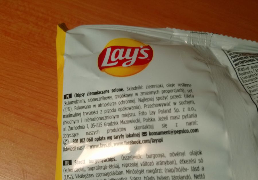 Lay's Chipsy ziemniaczane solone