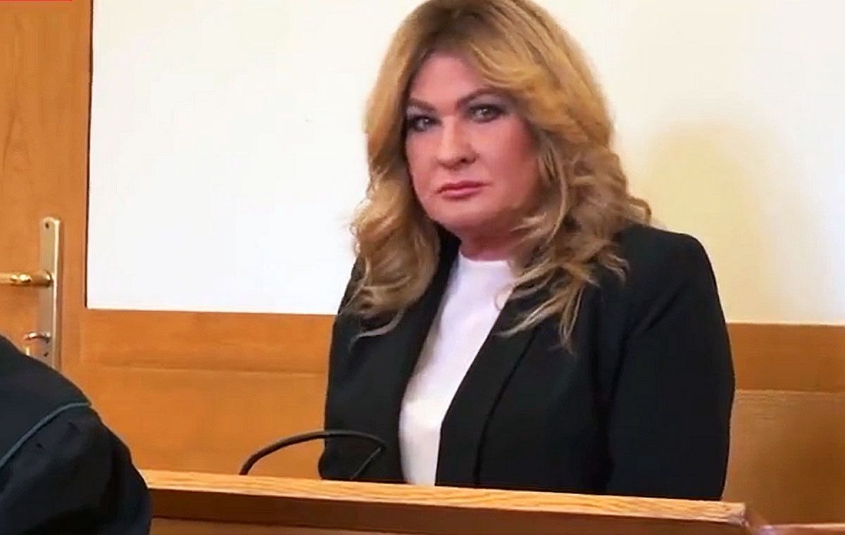 Beata Kozidrak podczas odczytywania wyroku sądu 