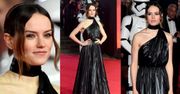 Daisy Ridley w czarnej folii promuje "Gwiezdne Wojny"