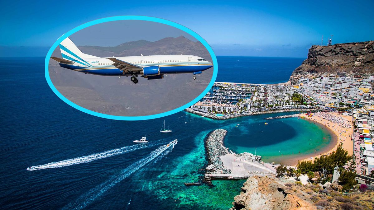 Tego samolotu wypatrywali mieszkańcy Gran Canarii i turyści
