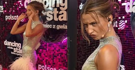 Julia Wieniawa kokieteryjnie do proszących ją o uśmiech fotoreporterów: "MI SIĘ ZAWSZE WYDAJE, ŻE JA SIĘ UŚMIECHAM" (WIDEO)