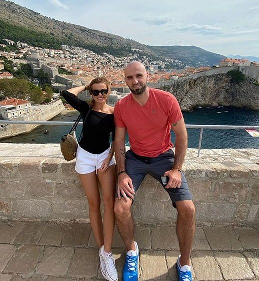 Marcin Gortat z Żanetą w Chorwacjiz Żanetą w Chorwacji