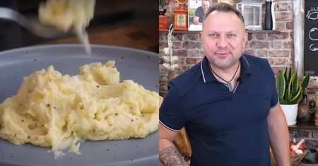Tomasz Strzelczyk przygotowuje purée z ziemniaków z dwoma nietypowymi dodatkami. Lepszego nie jadłem