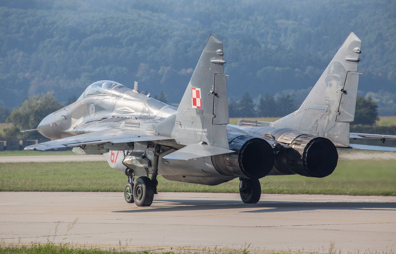 Myśliwce MiG-29 z Polski w Ukrainie. Dotarły pierwsze egzemplarze