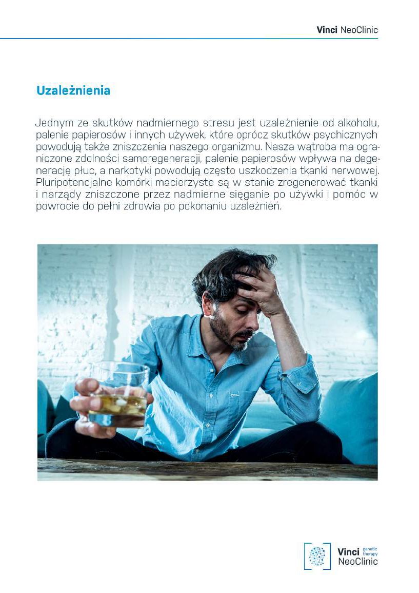 Oto dwie kolejne ulotki firmy Łukasza Mejzy - Vinci NeoClinic. Tym razem są skierowane do osób z problemami neurologicznymi i seniorów