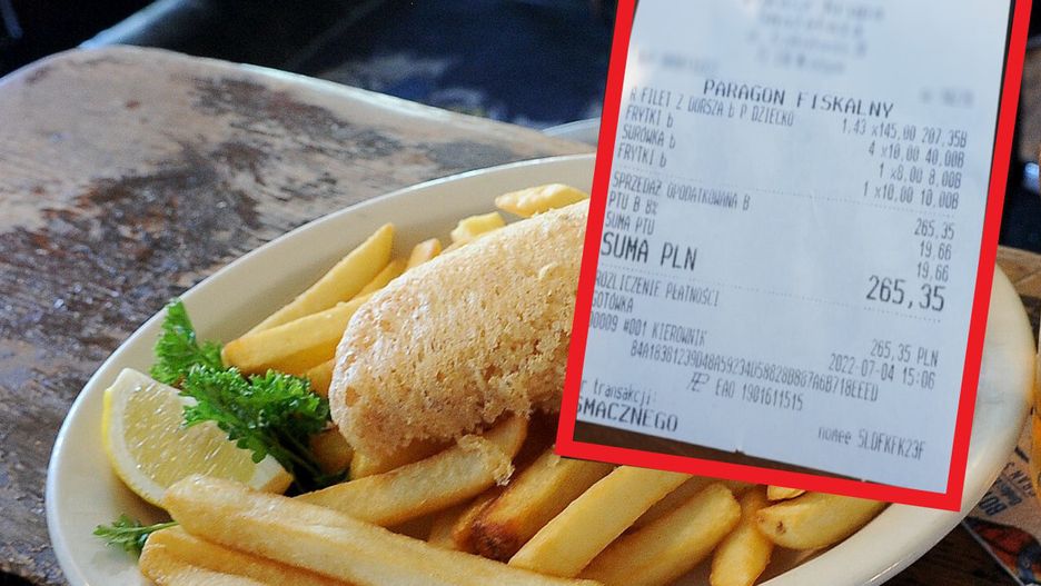 Paragon grozy znad morza (zdjęcie dania ilustracyjne)