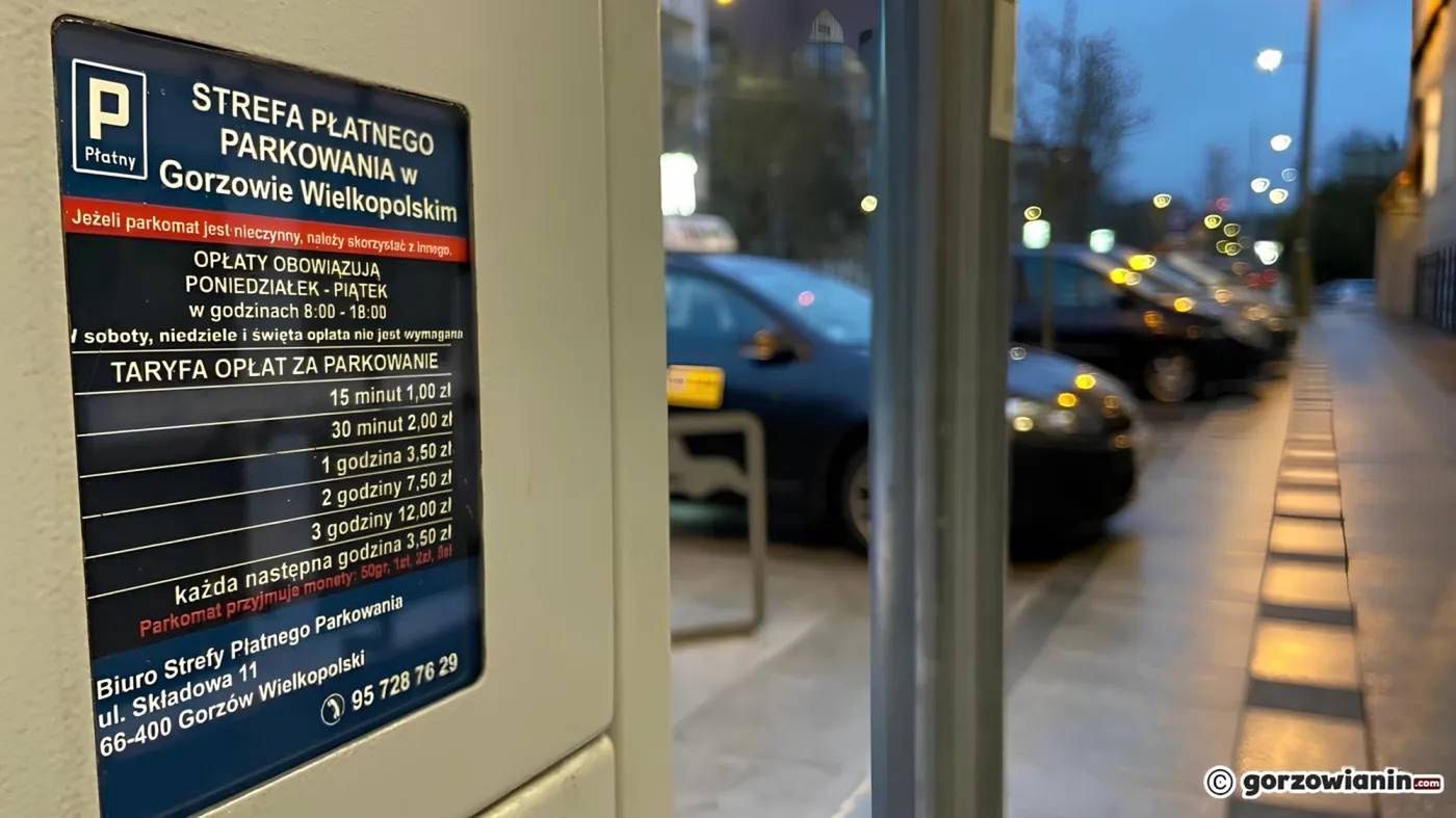 Gorzów bez większej strefy płatnego parkowania