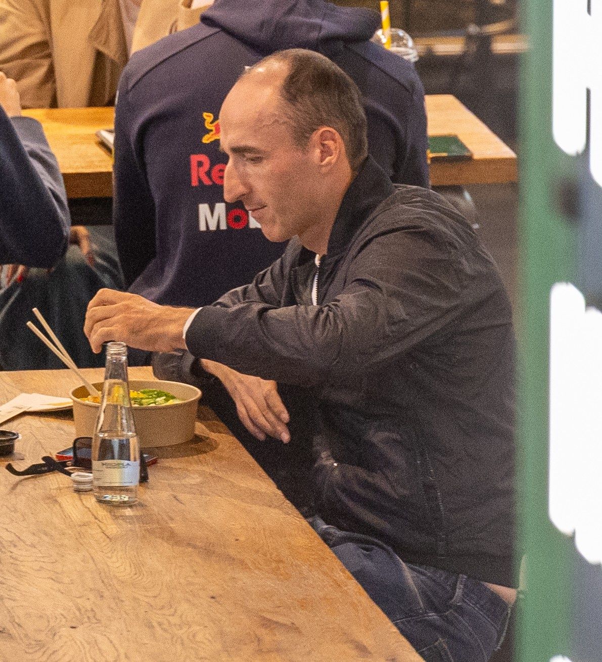 Robert Kubica "przyłapany" na mieście