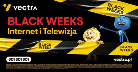 Vectra rusza z Black Weeks: szybki światłowód i TV w mocno obniżonych cenach