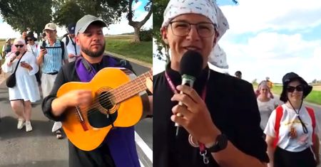 Pielgrzymi przerobili hit disco polo. Nagranie podbiło sieć (WIDEO)