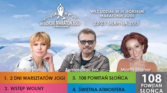 III Górski Maraton Jogi w Wierchomli - musisz tam być