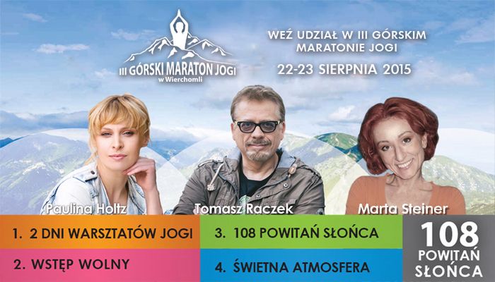 III Górski Maraton Jogi w Wierchomli - musisz tam być