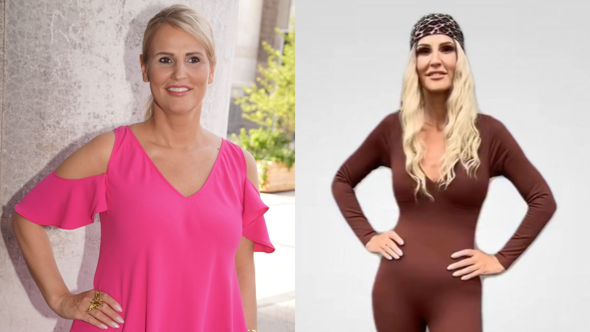 Dominika Tajner, przed i po