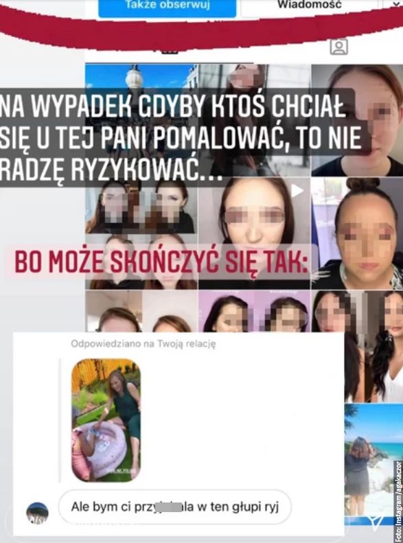 Kaczorowska pokazała wiadomość od hejterki
