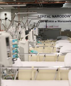 Warszawa. W Szpitalu Narodowym zajęte dwie trzecie gotowych łóżek