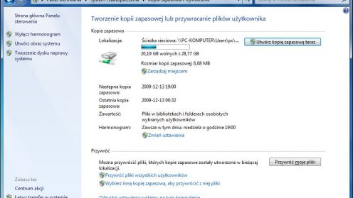 Przywracanie plików w Windows 7 1