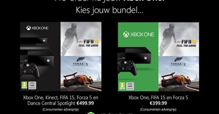 FIFA 15 i Forza Motorsport 5 w zestawach z Xbox One we wrześniu?