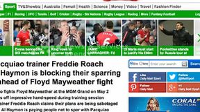 "Mayweather sabotuje nasze przygotowania". Trener Pacquiao oskarża obóz Amerykanina