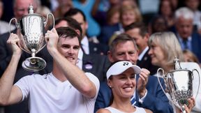 Wimbledon: Martina Hingis i Jamie Murray zdetronizowali Heather Watson i Henriego Kontinena