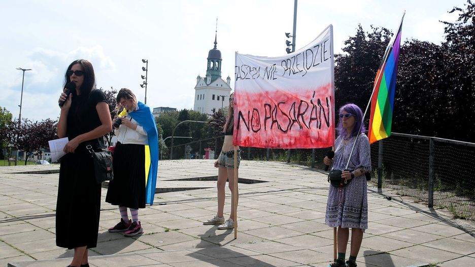 Demonstracja przeciwko Faszyzmowi
