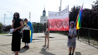 Szczecin: Protest przeciwko faszyzmowi. Wystąpienie prof. Ingi Iwasiów