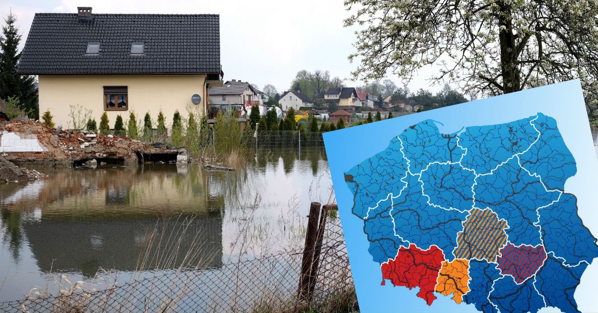 Podtopienia i alarmy powodziowe. Zagrożenie w wielu miejscach Polski