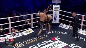 Knockout Boxing Night 15: nokaut w freak-fighcie. Michał Choiński powalił rywala (WIDEO)