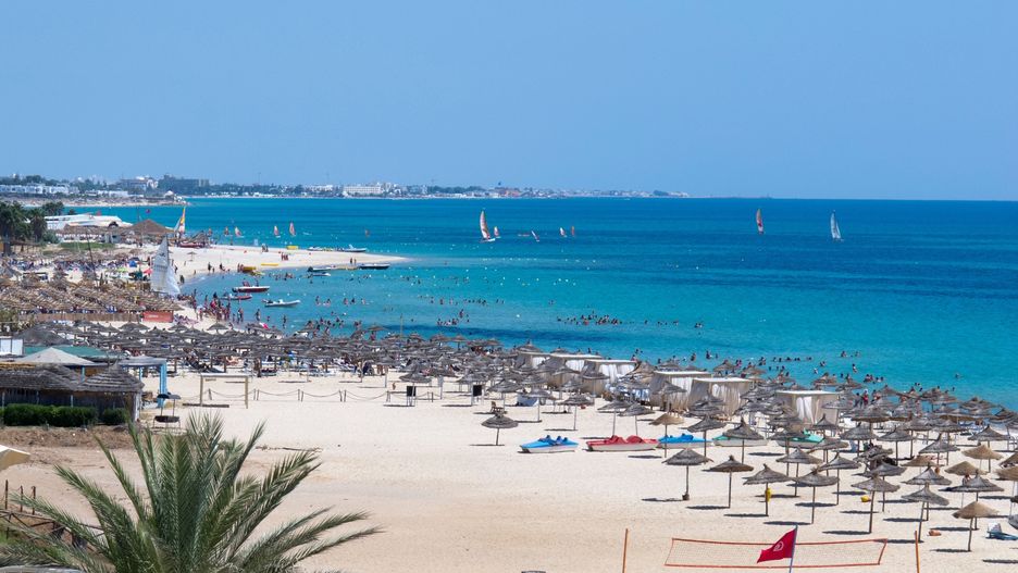 Plaże w Tunezji są piaszczyste