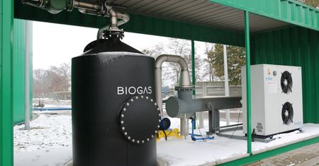 Eksperymentalna biogazownia. Dostarcza ciepło wielu Polakom