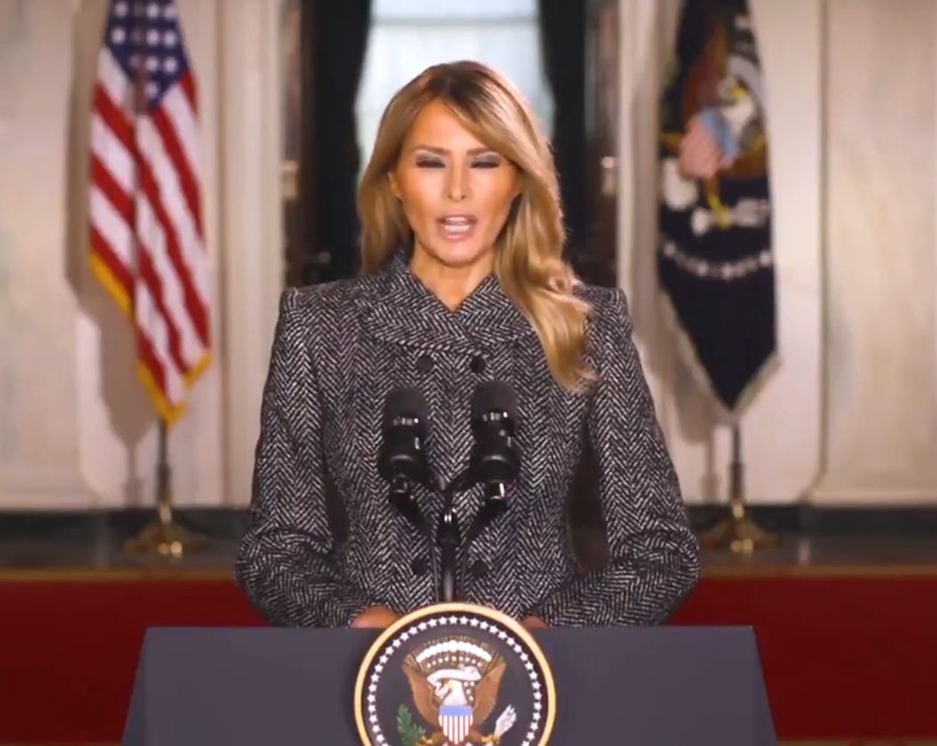 Melania Trump żegna się z Białym Domem