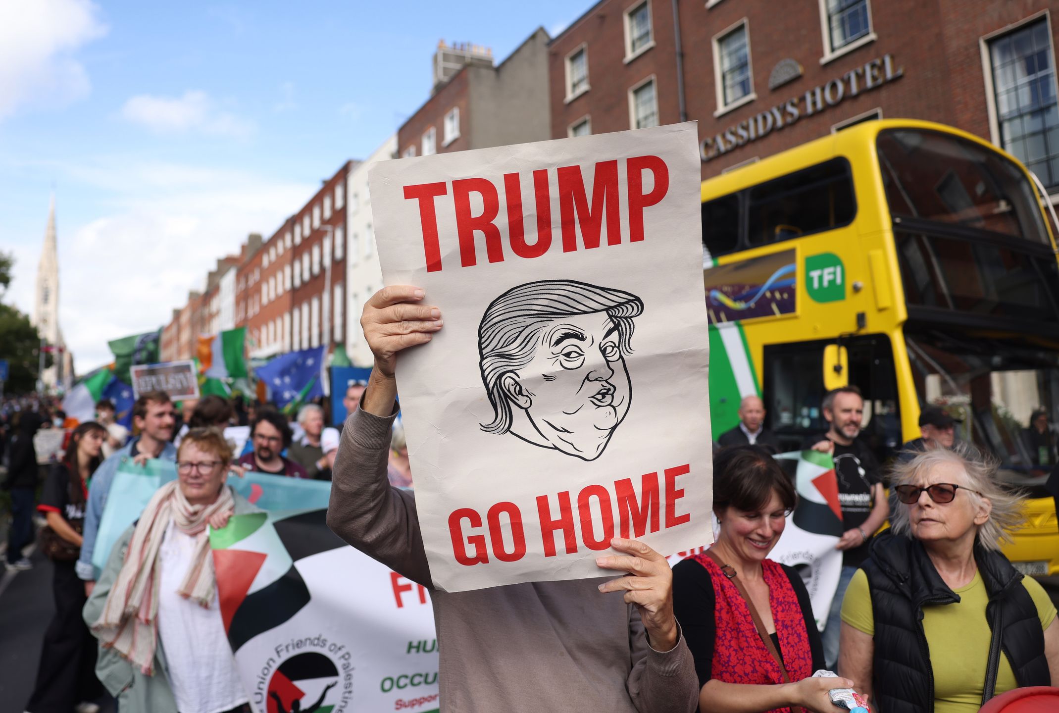 Demonstracja w Dublinie