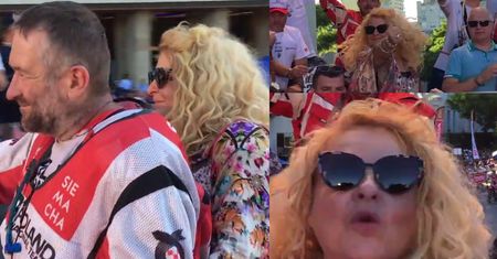 Magda Gessler rozsyła besos z quada Rafała Sonika