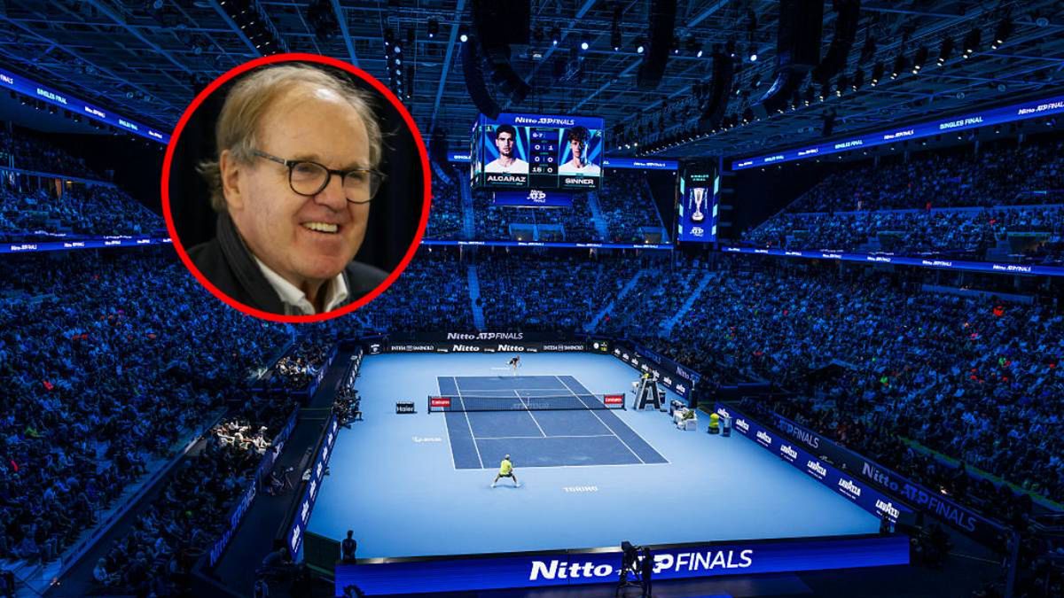 A general view of Inalpi Arena is seen during the final
INALPI ARENA, TURIN, ITALY - 2025/11/16: A general view of Inalpi Arena is seen during the final singles match between Carlos Alcaraz of Spain and Jannik Sinner of Italy during day eight of the Nitto ATP Finals 2025. Jannik Sinner won 7-6(4), 7-5. (Photo by Nicol� Campo/LightRocket via Getty Images)
Nicol� Campo
view from above, crowd, fans, professional sport, indoor, singles, geenral view, match, atp, nitto atp finals, inalpi arena, carlos alcaraz, venue