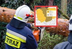 Silne wichury nad Polską. Są osoby ranne