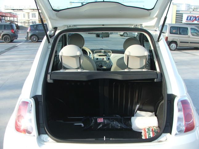 Bagażnik Fiata 500