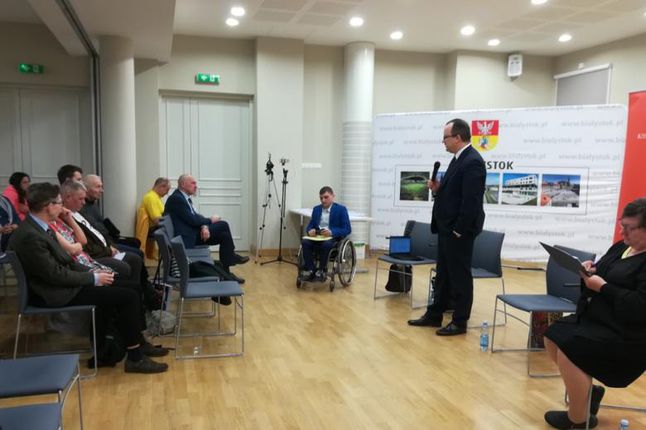 Adam Bodnar podczas spotkania regionalnego w Białymstoku