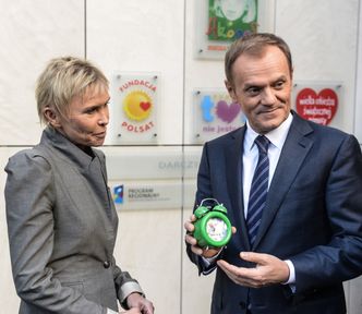 Donald Tusk odwiedził klinikę Budzik dla dzieci w śpiączce