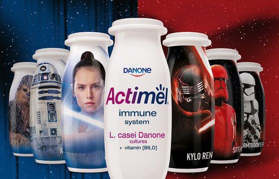 Actimel z limitowaną edycją Star Wars