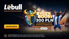 Lebull kod promocyjny BETWP. 300 zł bonusu za gola strzelonego przez FC Porto