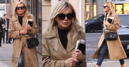 Monika Olejnik i jej rozwiązane sznurówki stawiają czoła jesiennej szarudze