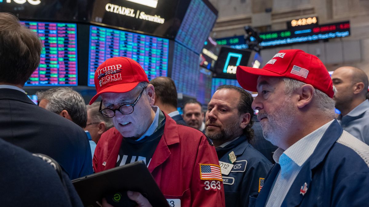 President-Elect Trump Rings The Opening Bell Of The New York Stock ExchangeSpencer Plattfinancial, political, economic, trump, money