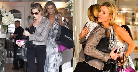 Krupa z Denise Richards na lunchu (ZDJĘCIA)