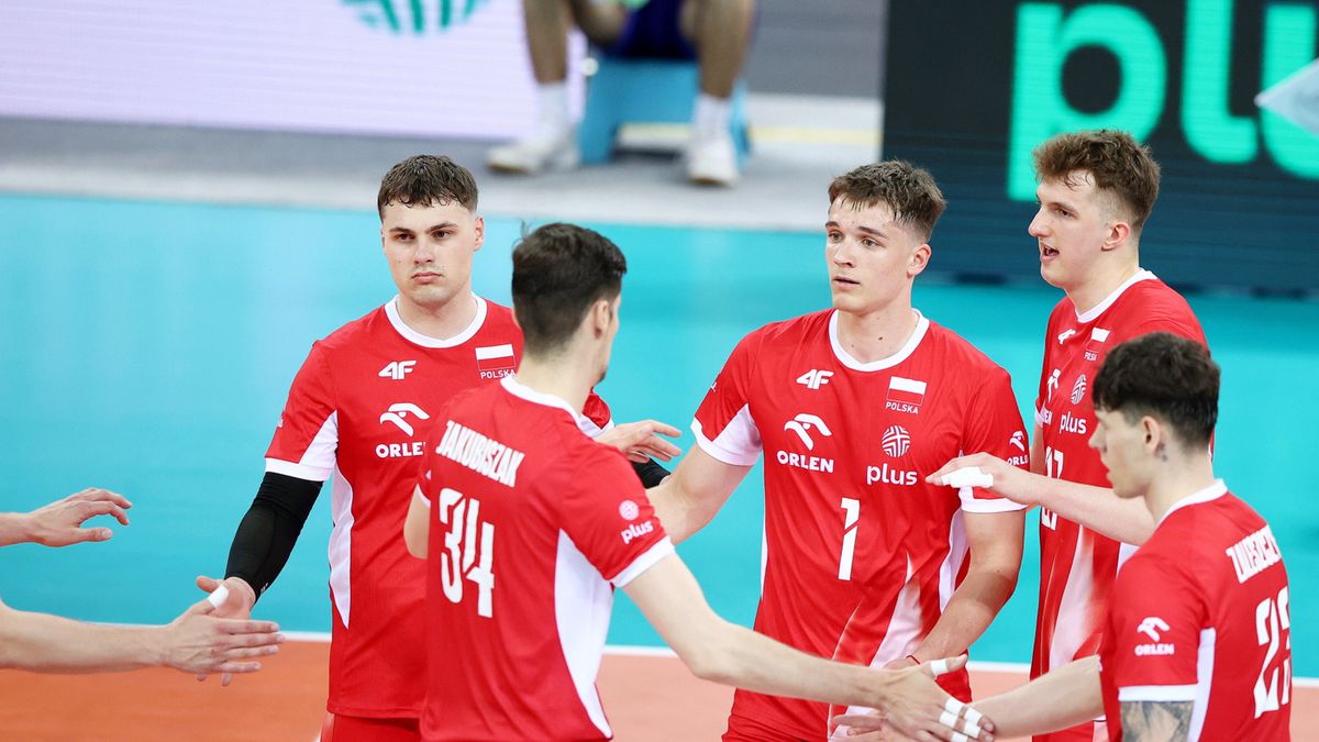 PAP / Jarek Praszkiewicz / Na zdjęciu: siatkarze reprezentacji Polski